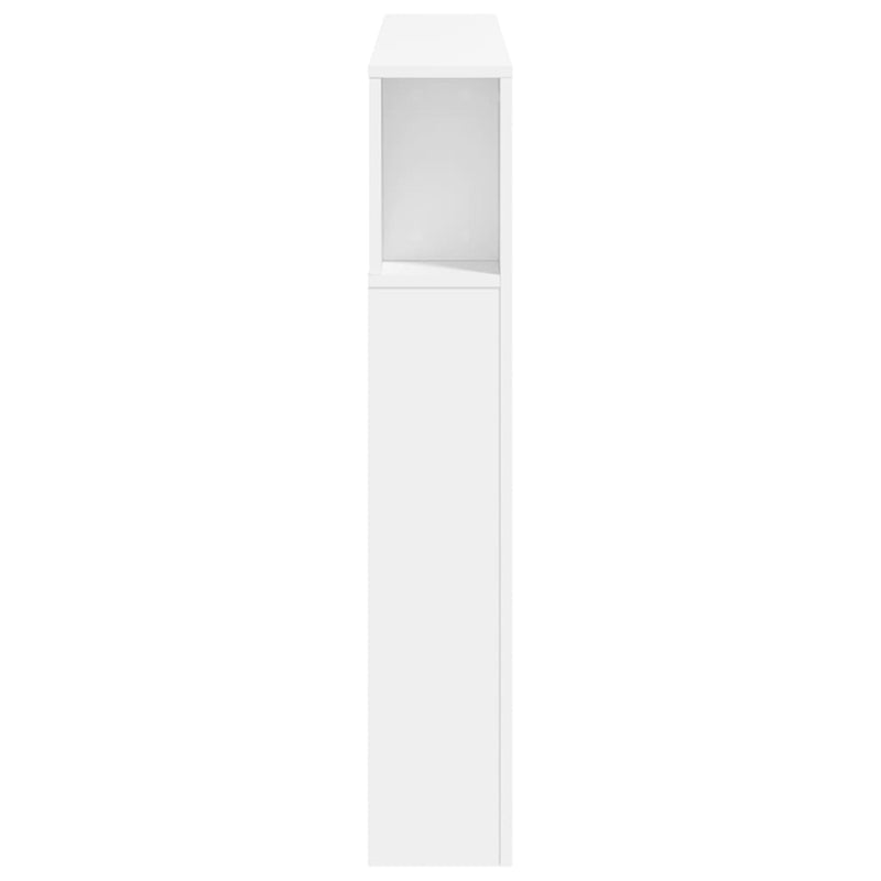 vidaXL fehér szerelt fa LED-es fejtámla 120x18,5x103,5 cm