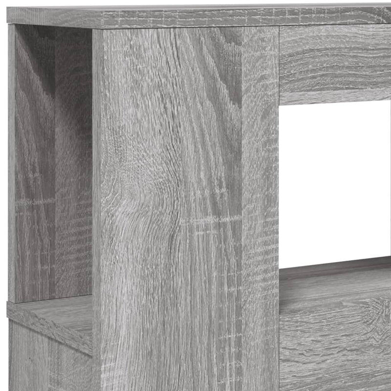 vidaXL szürke sonoma szerelt fa LED-es fejtámla 140x18,5x103,5 cm