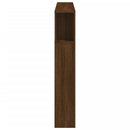 vidaXL barna tölgyszínű szerelt fa LED-es fejtámla 140x18,5x103,5 cm