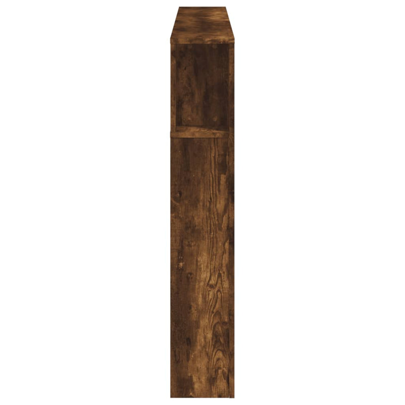 vidaXL sonoma tölgy színű szerelt fa LED-es fejtámla 160x18,5x103,5 cm