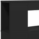 vidaXL fekete szerelt fa LED-es fejtámla 220x18,5x103,5 cm