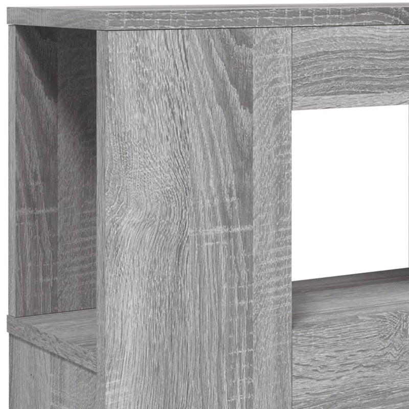 vidaXL szürke sonoma szerelt fa LED-es fejtámla 220 x 18,5 x 103,5 cm