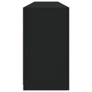 vidaXL fekete tálalószekrény LED-világítással 164 x 37 x 67 cm