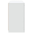 vidaXL fehér tálalószekrény LED-világítással 123 x 37 x 67 cm