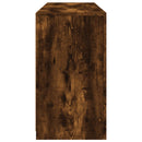 vidaXL füstös tölgy színű tálalószekrény LED-ekkel 123 x 37 x 67 cm