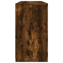 vidaXL füstös tölgy színű tálalószekrény LED-ekkel 142,5 x 37 x 67 cm