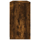 vidaXL füstös tölgy színű tálalószekrény LED-ekkel 123 x 37 x 67 cm