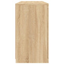 vidaXL sonoma tölgy színű tálalószekrény LED-ekkel 142,5 x 37 x 67 cm