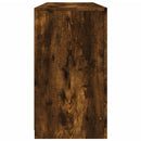 vidaXL füstös tölgy színű tálalószekrény LED-ekkel 142,5 x 37 x 67 cm