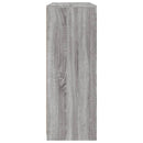 vidaXL 3 db szürke sonoma színű szerelt fa tálalószekrény LED-ekkel