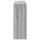 vidaXL 3 db szürke sonoma színű szerelt fa tálalószekrény LED-ekkel