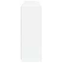 vidaXL 3 db fehér szerelt fa tálalószekrény LED-ekkel