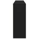 vidaXL fekete tálalószekrény LED-világítással 162 x 37 x 100 cm