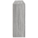 vidaXL szürke sonoma színű tálalószekrény LED-ekkel 162 x 37 x 100 cm