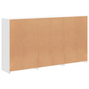 vidaXL fehér tálalószekrény LED-világítással 181,5 x 37 x 100 cm