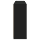 vidaXL fekete tálalószekrény LED-világítással 162 x 37 x 100 cm