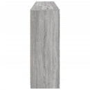 vidaXL szürke sonoma színű tálalószekrény LED-ekkel 181,5x37x100 cm