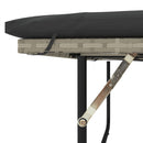 vidaXL 2 személyes világosszürke polyrattan kerti kanapé párnával