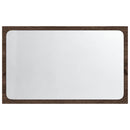 vidaXL barna tölgy szerelt fa LED-es fürdőszobatükör 60 x 8,5 x 38 cm