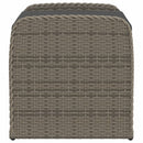 vidaXL szürke polyrattan tárolópad párnával 80 x 51 x 52 cm
