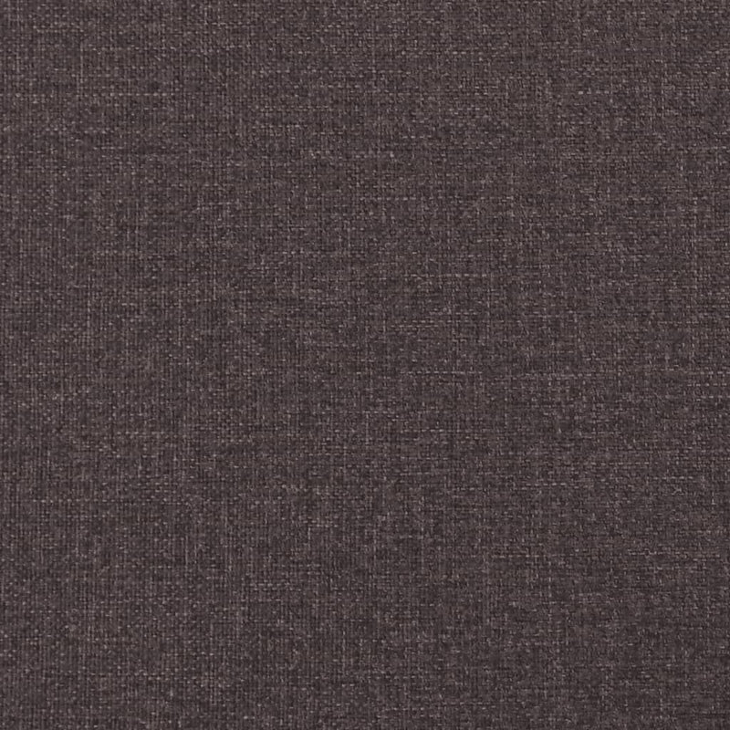 vidaXL sötétbarna szövet ágykeret matrac nélkül 80x200 cm