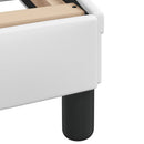 vidaXL fehér műbőr ágykeret Dover 180x200 cm