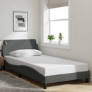 vidaXL sötétszürke szövet ágykeret Dover 100 x 203 cm