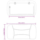 vidaXL fehér műbőr fejtámla párna Hvar 90 cm