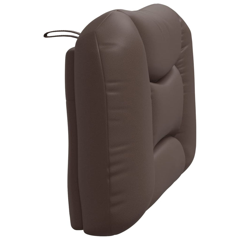 vidaXL barna műbőr fejtámla párna 90 cm