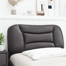 vidaXL szürke műbőr fejtámla párna Hvar 90 cm