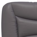 vidaXL szürke műbőr fejtámla párna Hvar 90 cm