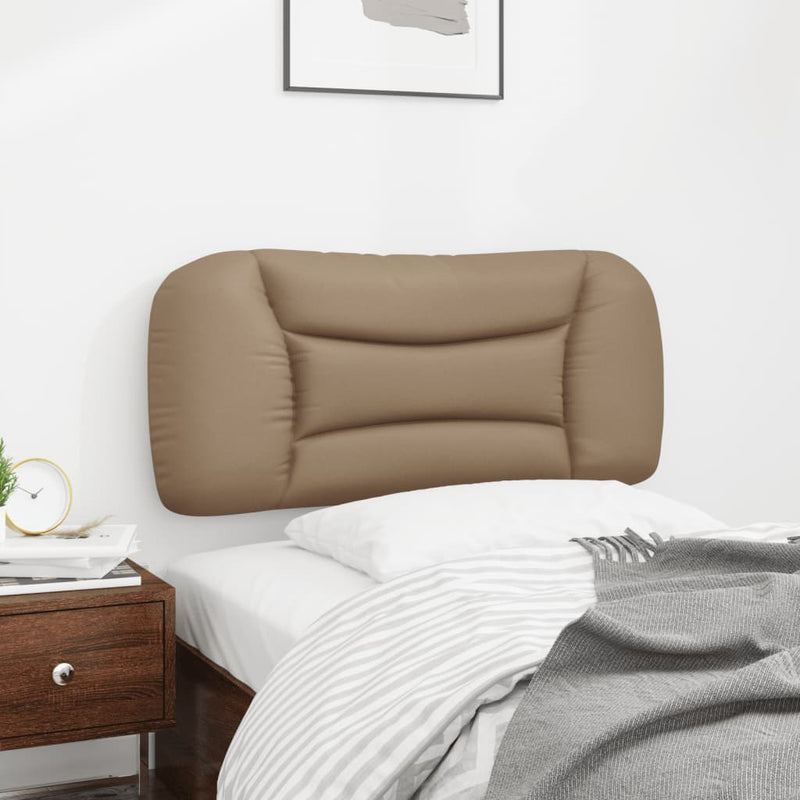 vidaXL cappuccino színű műbőr fejtámla párna 90 cm