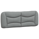 vidaXL világosszürke szövet fejtámla párna Hvar 120 cm