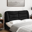 vidaXL fekete szövet fejtámla párna Hvar 120 cm
