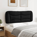 vidaXL fekete szövet fejtámla párna Hvar 120 cm
