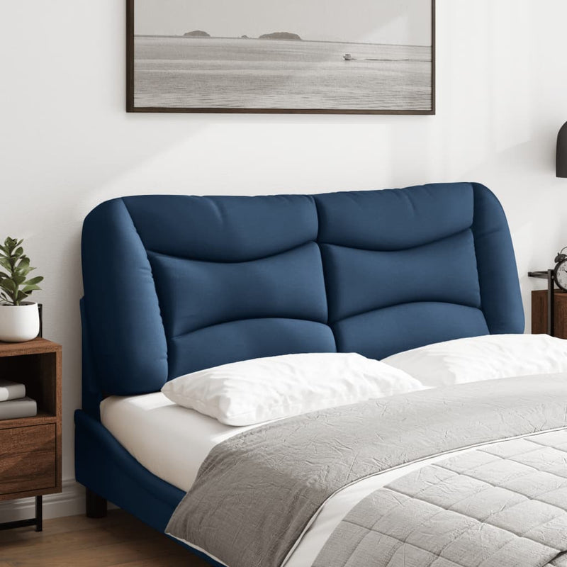vidaXL kék szövet fejtámla párna Hvar 120 cm