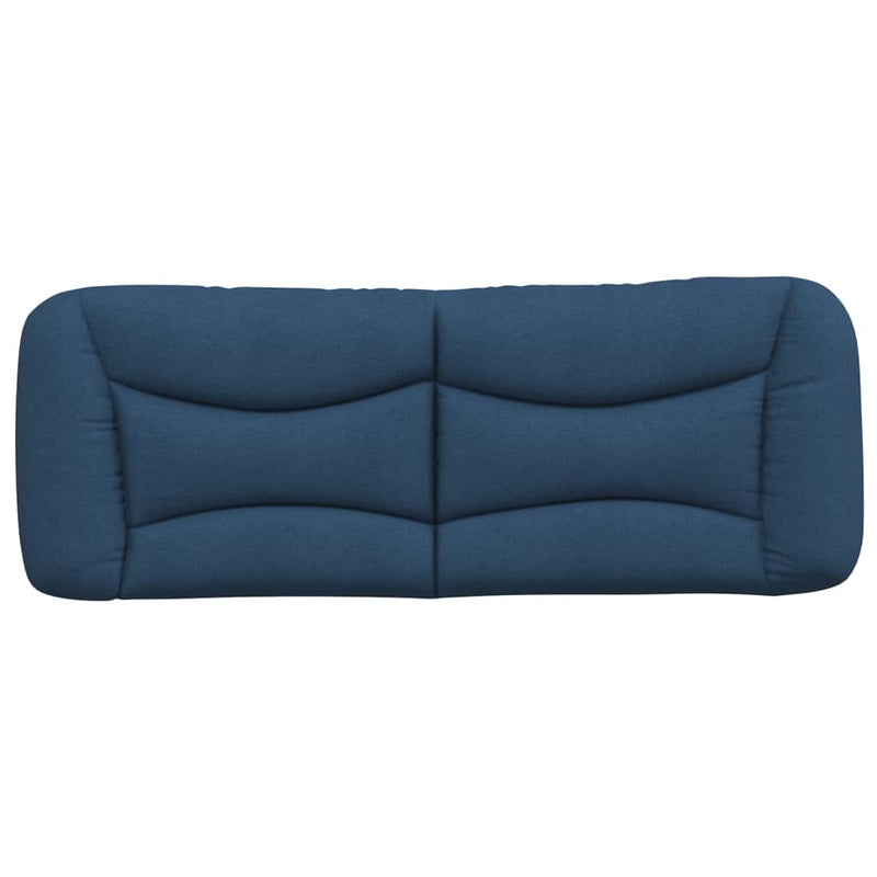 vidaXL kék szövet fejtámla párna Hvar 120 cm
