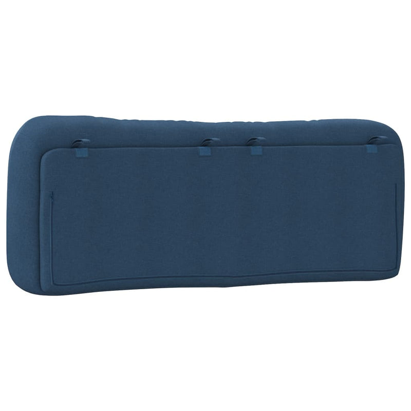 vidaXL kék szövet fejtámla párna Hvar 120 cm