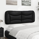 vidaXL fekete műbőr fejtámla párna Hvar 120 cm
