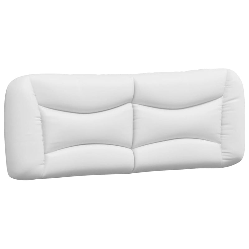 vidaXL fehér műbőr fejtámla párna Hvar 120 cm