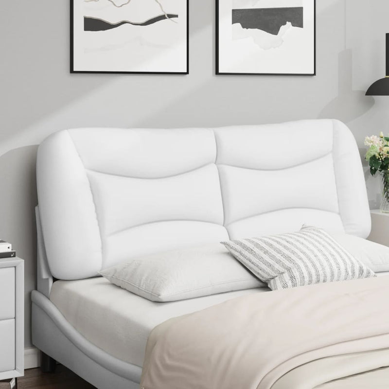 vidaXL fehér műbőr fejtámla párna Hvar 120 cm
