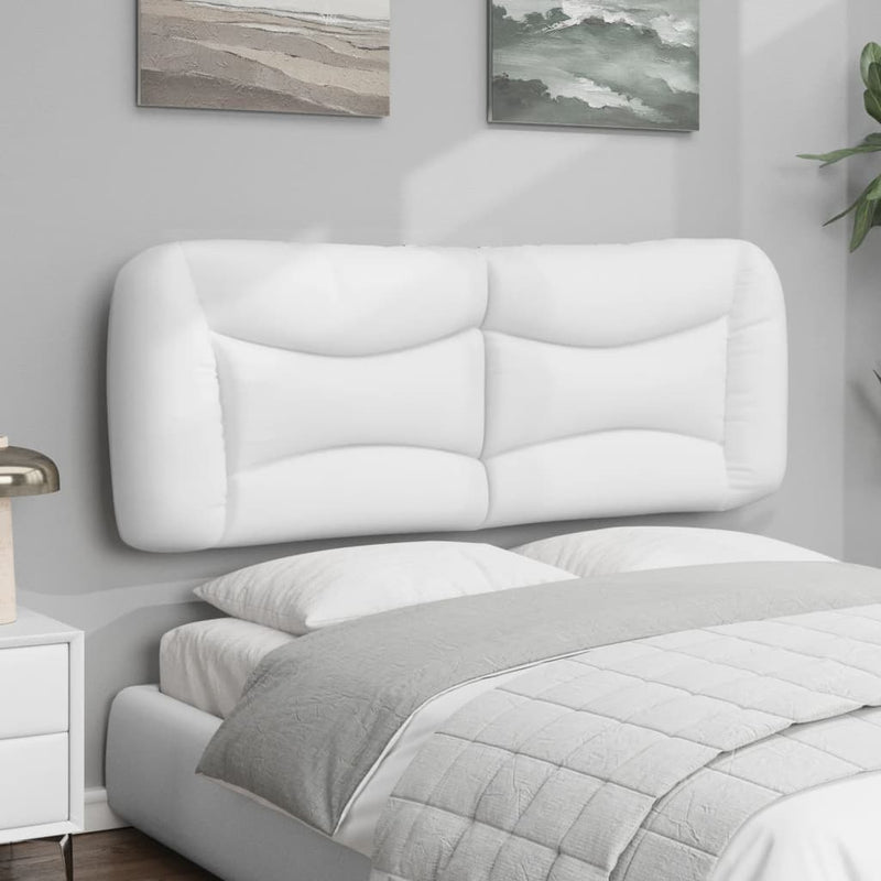 vidaXL fehér műbőr fejtámla párna Hvar 120 cm