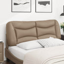 vidaXL cappuccino színű műbőr fejtámla párna Hvar 120 cm