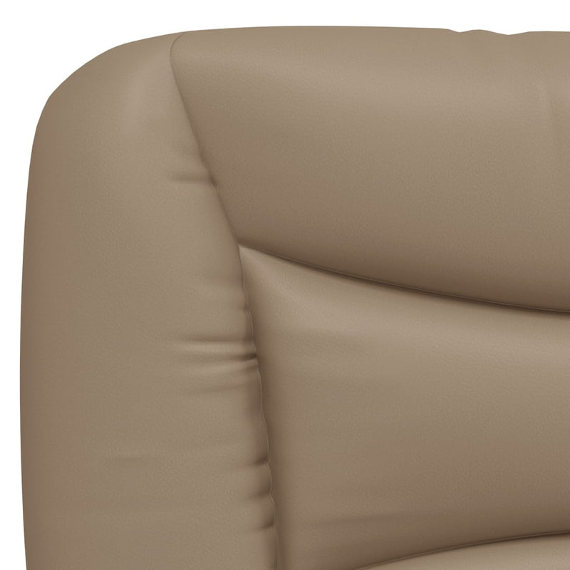 vidaXL cappuccino színű műbőr fejtámla párna 120 cm