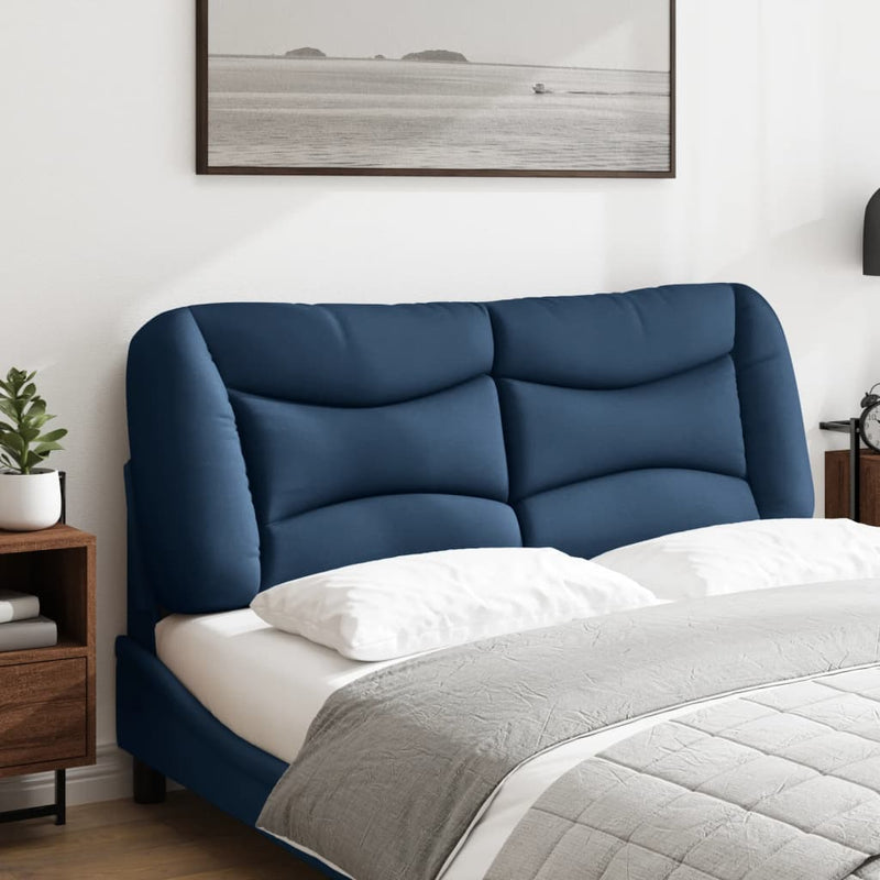 vidaXL kék szövet fejtámla párna Hvar 140 cm