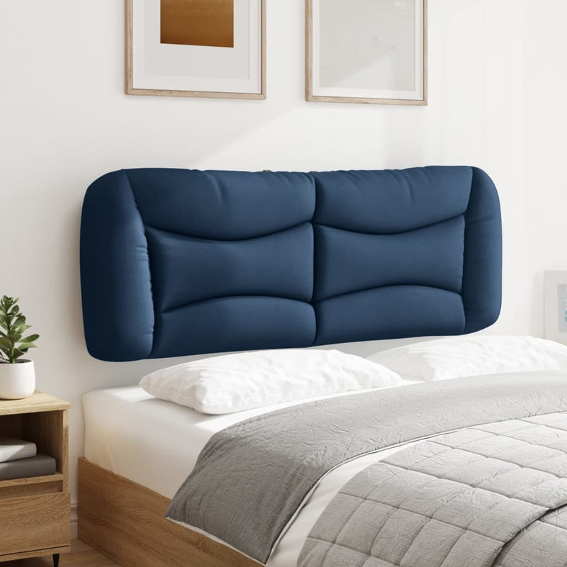 vidaXL kék szövet fejtámla párna Hvar 140 cm