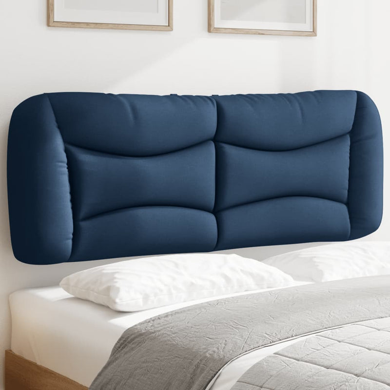 vidaXL kék szövet fejtámla párna Hvar 140 cm