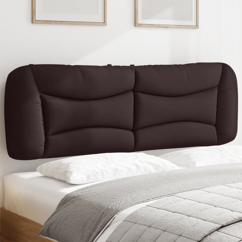 vidaXL sötétbarna szövet fejtámla párna Hvar 160 cm