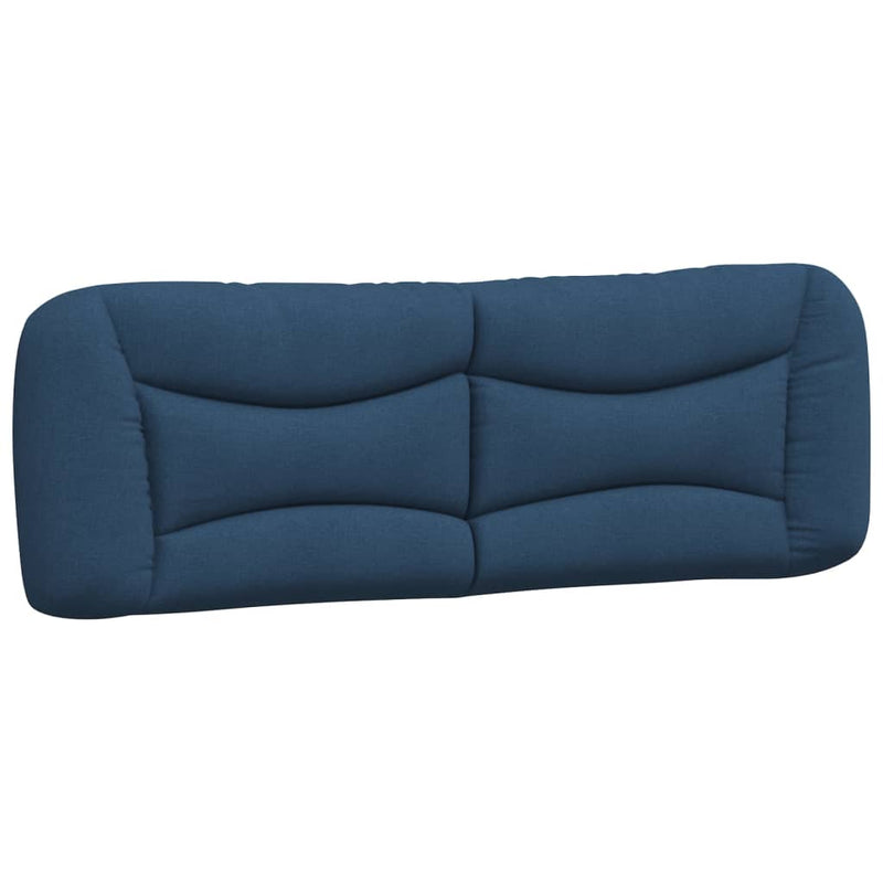vidaXL kék szövet fejtámla párna 160 cm