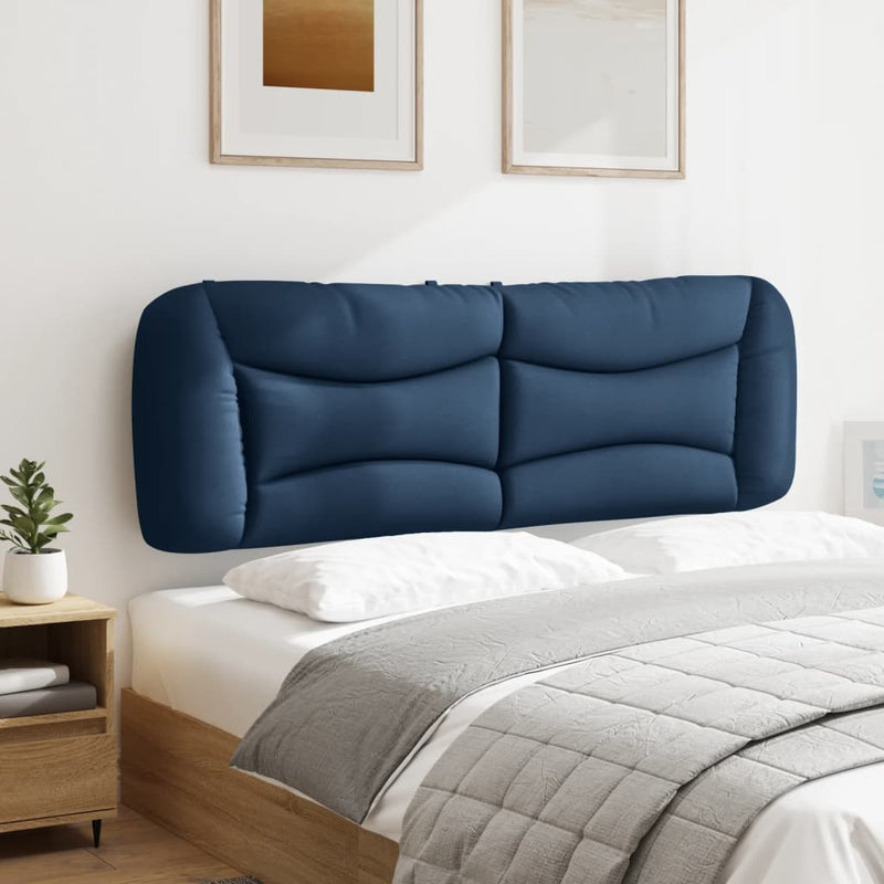 vidaXL kék szövet fejtámla párna 160 cm